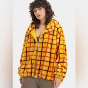 UGG - Olympia Plaid Punk Oversized Jacket Women's Size S/M